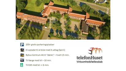 Fra 15-20 m² | kantine | 250+ gratis P-pladser