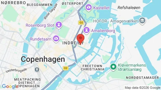 Kontorfællesskaber til leje i København K - Foto fra Google Street View